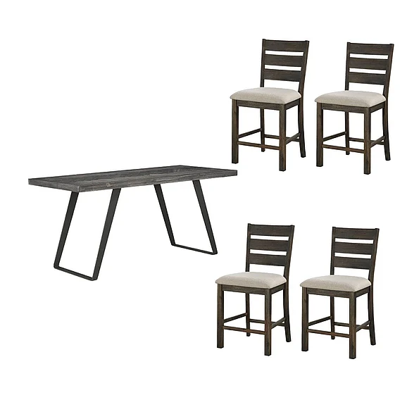 Powell Furniture Aspen Court Counter Height Dining Room Set