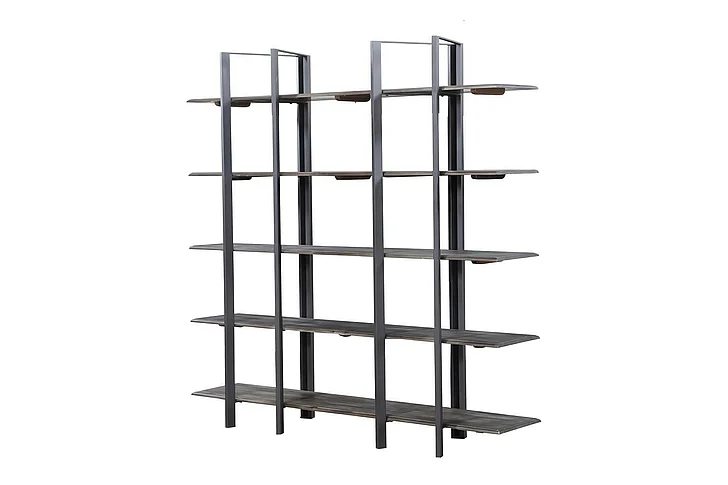 Cottage Creek Aspen Court Etagere Bookcase in Brown 30543R