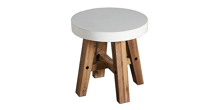Salt Flat Aster Side Table in Natural SFASTESDT22WH CLOSEOUT