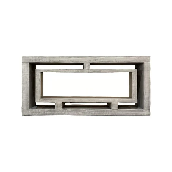 Split Nickel Aura Fireplace Moon | A4MFP