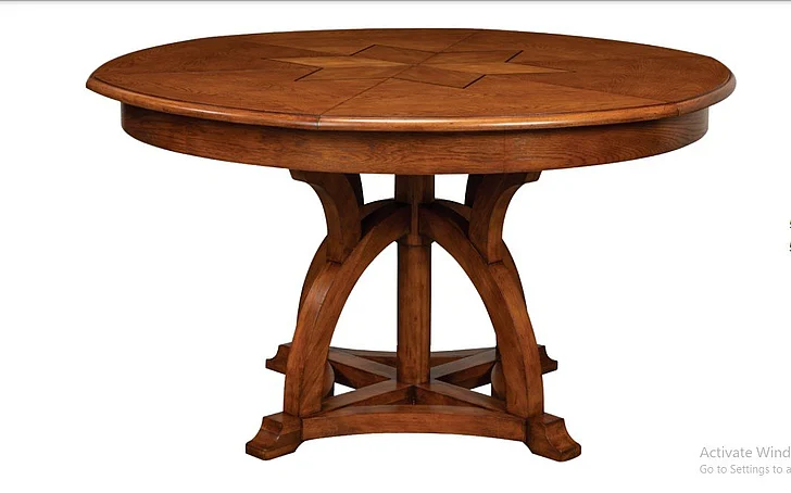 Sarreid Jupe Austin Medium Dining Table in Walnut 54230-OW