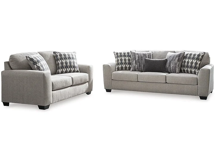 Avenal 2pc Living Room Set in Flannel