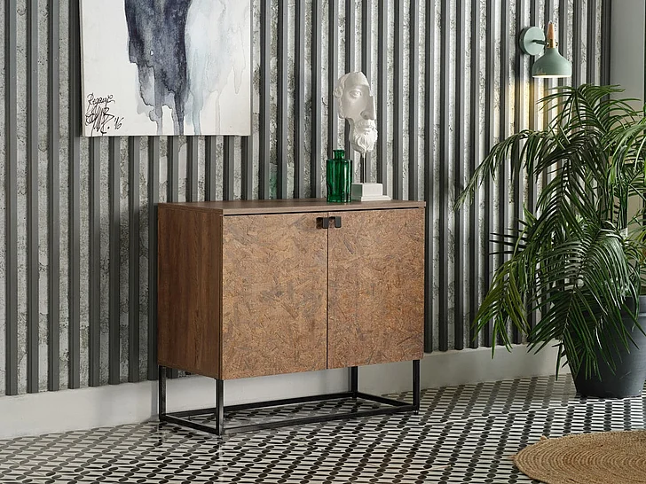 Bellona Furniture Avenir 2 Door Console in Lexington/ Xelio Oak 20-AVE-CONSOLE-2DOOR