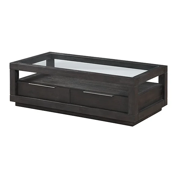 Modus Furniture Oxford Coffee Table in Basalt Grey AZU521