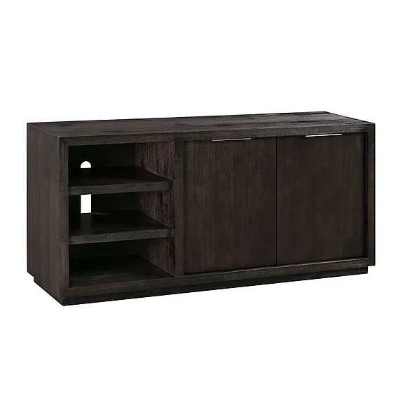 Modus Furniture Oxford 64" Media Console in Basalt Grey AZU5266