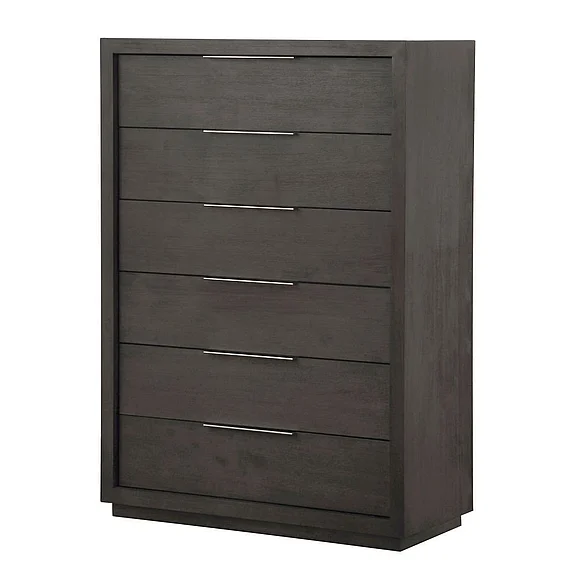 Modus Oxford 6 Drawer Chest in Basalt Grey