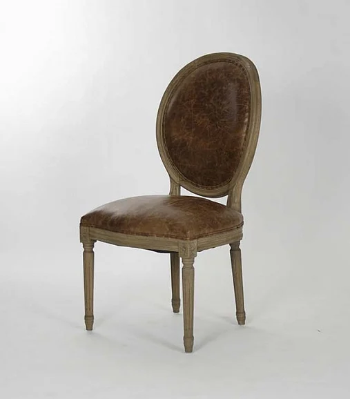Zentique Medallion Side Chair in Recycled Oak (Set of 2) B004 E255-3 CP035 Jute