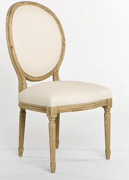 Zentique Medallion Side Chair in Natural Oak (Set of 2) B004 E255 C010