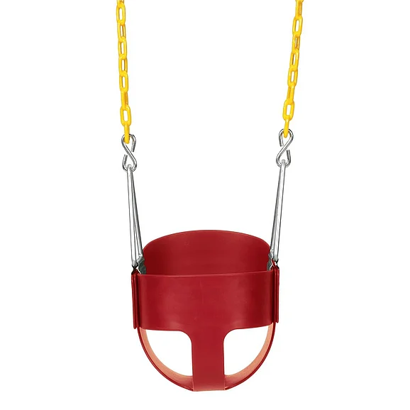 Eastern Jungle Gym High Back Full Bucket Swing - Red