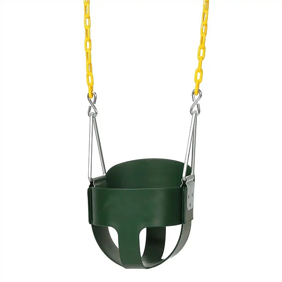 Eastern Jungle Gym High Back Full Bucket Swing - Green