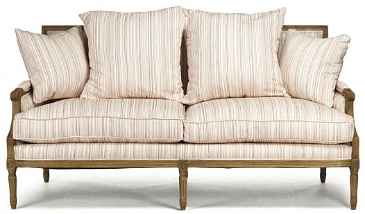 Zentique Louis Sofa in Natural Oak B007-3 E255 C005