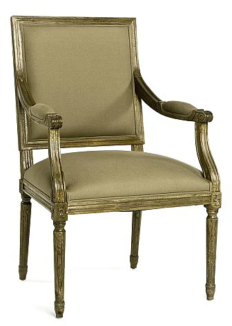 Zentique Louis Arm Chair in Traditional Oak (Set of 2) B008 E106 C003