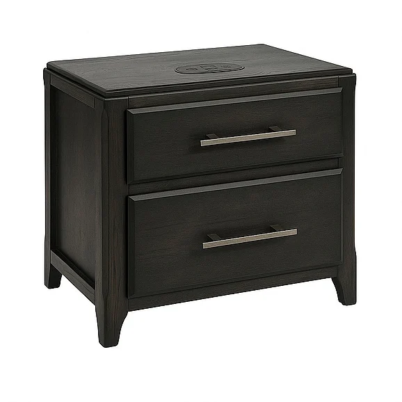 Avalon Furniture Tech Nightstand in Charcoal B00902 TS