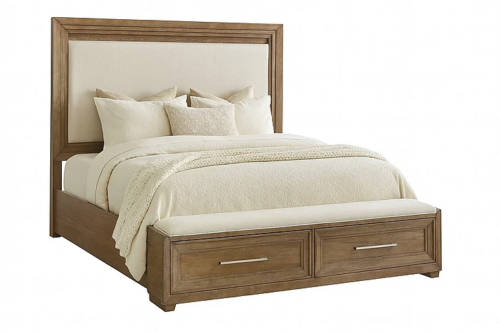Avalon Furniture Queen Storage Bed in Charcoal