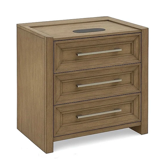 Avalon Furniture Tech Nightstand in Charcoal B00988 TS