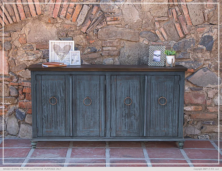 IFD Capri 4 Doors Console in Dark Blue IFD9901CNSDK
