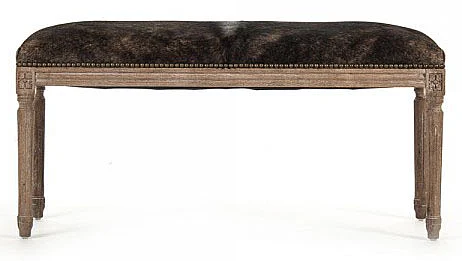 Zentique Lille Cowhide Bench B014 E272 CH-ED