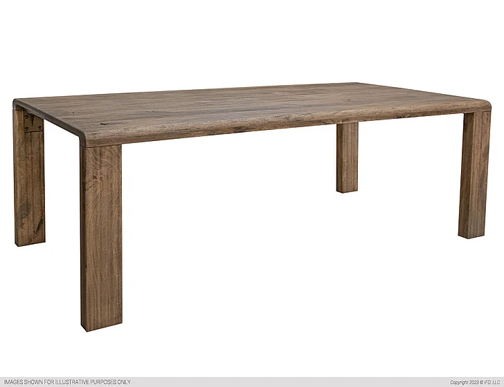 IFD Xel-Ha Rectangular Table in Lacquer Brown IFD5721TBL