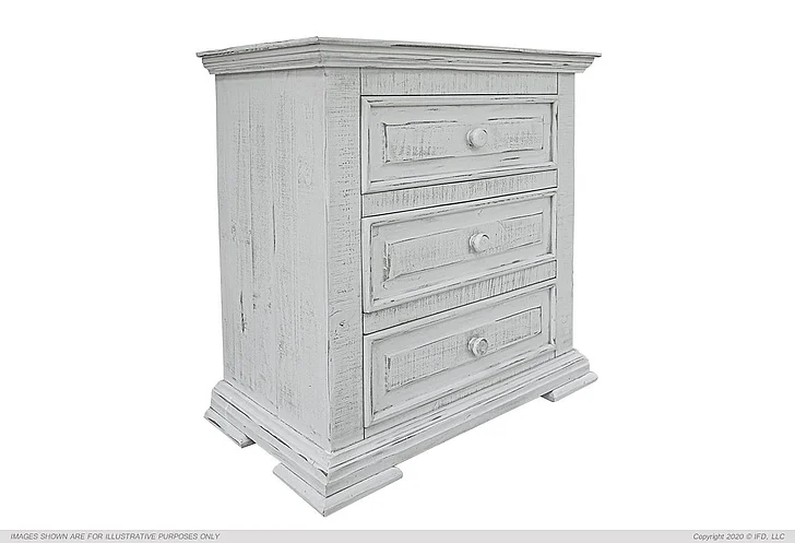 IFD Terra Nightstand in White IFD1022NTST