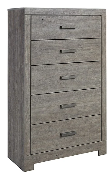 Culverbach 5 Drawer Chest in Gray B070-46 PROMO