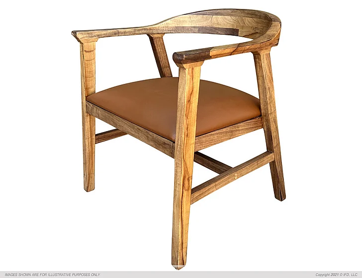IFD Tulum Dining Arm Chair in Natural IFD6222CHR