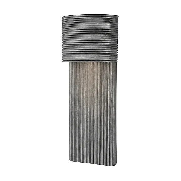 Troy Lighting Tempe Exterior Wall Sconce B1217-GRA