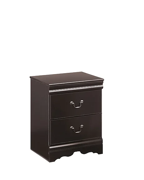 Huey Vineyard Nightstand in Black FedEx/UPS