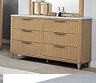 Crown Mark Kara Dresser in Cerused Natural B1450-1