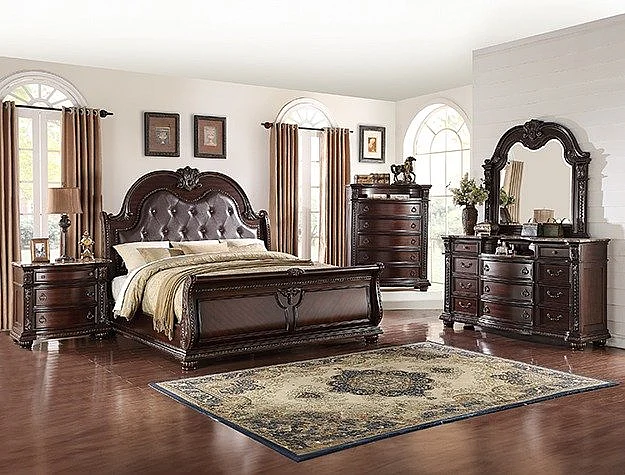 Crown Mark Stanley 2pc Panel Bedroom Set