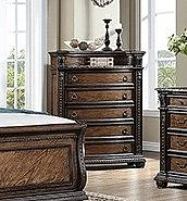 Crown Mark Stanley Chest in Coffee Brown B1610-4