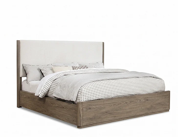 Crown Mark Veranda Queen Upholstered Panel Bed