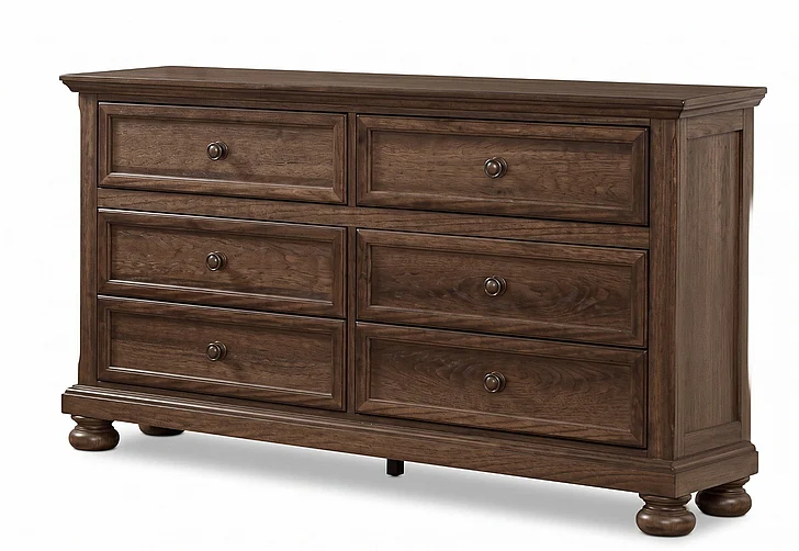 Crown Mark Claribelle Dresser in Walnut B1810-1