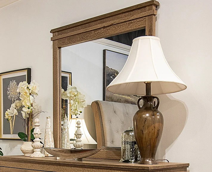 New Classic Coventry Hall Mirror in Pecan B1828-060 PROMO