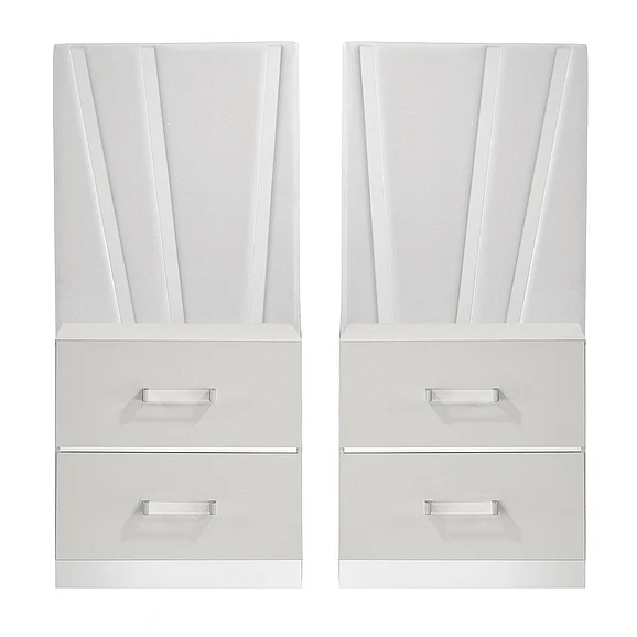 New Classic Europa Nightstand Panels, Set Of 2 - White B1840-040P PROMO