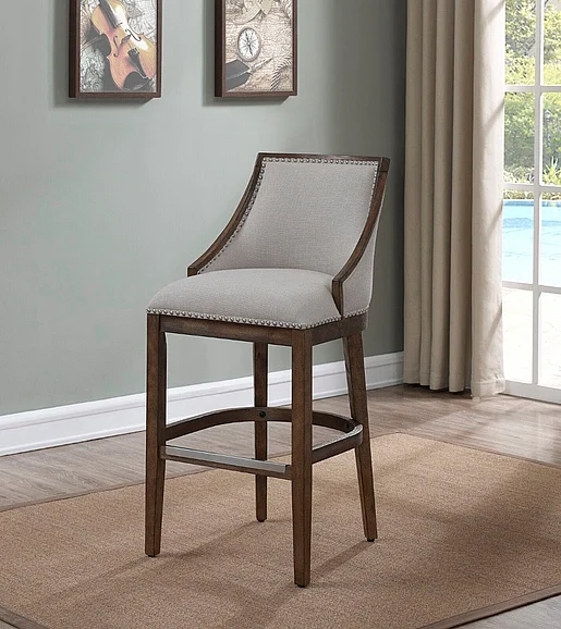 American Woodcrafters Brewer 30" Stool - Drift Brown B2-233-30F