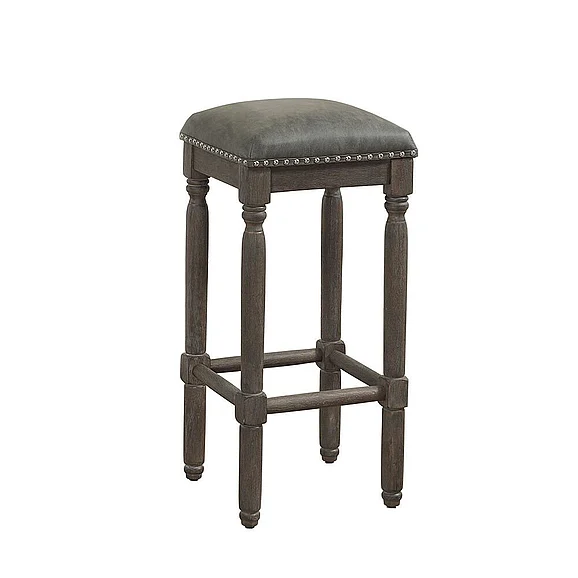 American Woodcrafters Bronson 26" Backless Stool - Driftwood B2-261-26L