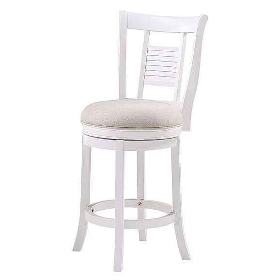 American Woodcrafters Palmer 26" Swivel Stool - Antique White B2-303-26F
