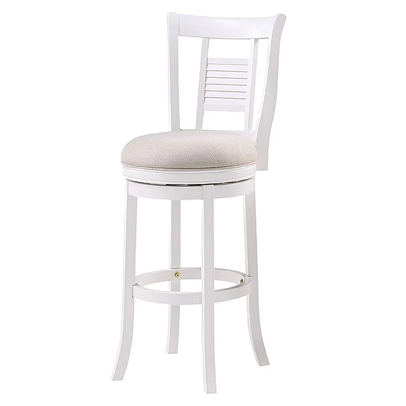 American Woodcrafters Palmer 30" Swivel Stool - Antique White B2-303-30F