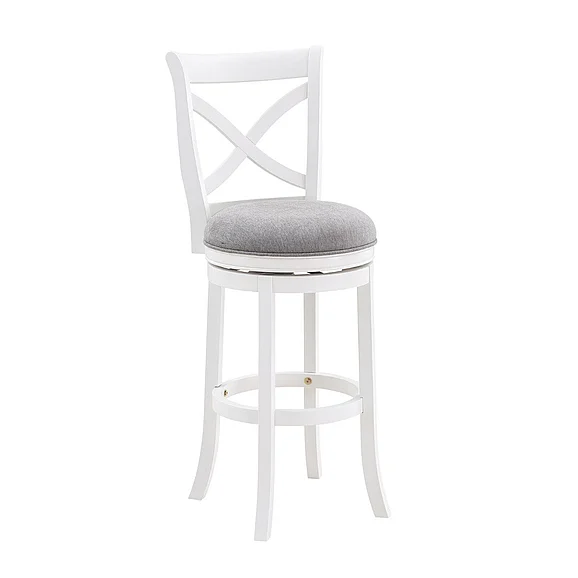 American Woodcrafters Belmont 30" Stool - White B2-504-30F