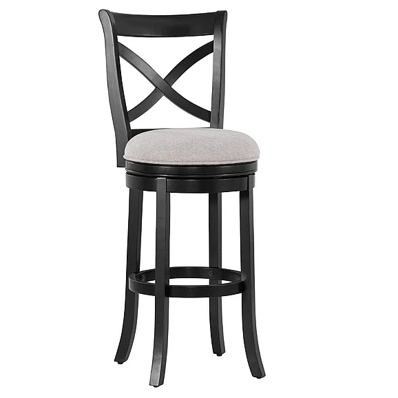 American Woodcrafters Booker 30" Stool - Black B2-505-30F