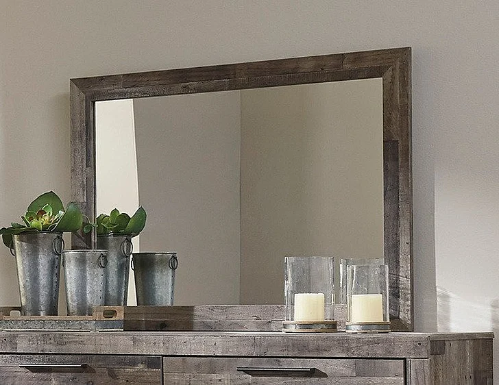Derekson Bedroom Mirror in Multi Gray B200-36