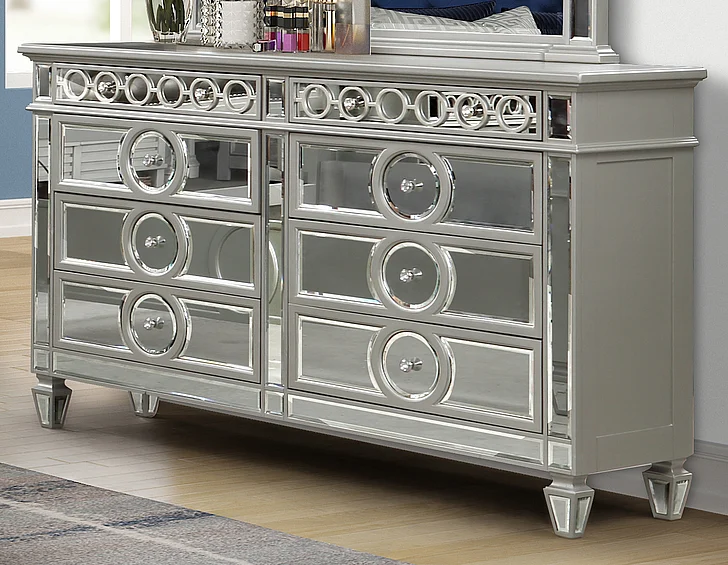 Titanic Furniture B200 Dresser in Silver B200 D