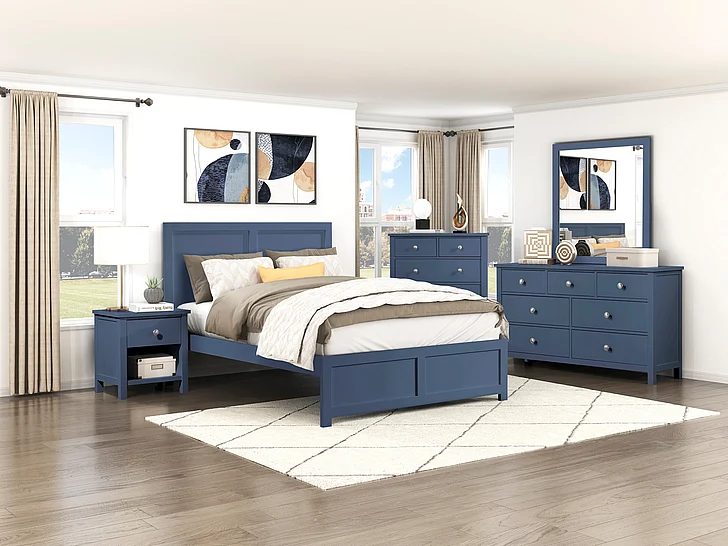 Homelegance Nora Full Platform Bed B2083BUF-1*
