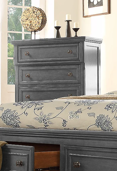 Titanic Furniture B213 Chest in Gray B213 C