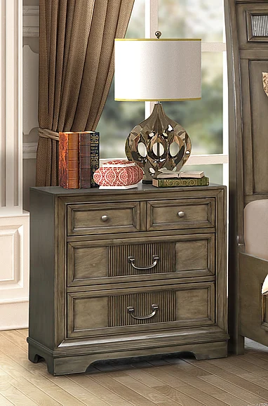 Titanic Furniture B216 Nightstand in Gray B216 N