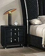 Crown Mark Armany Night Stand in Black B2300-2