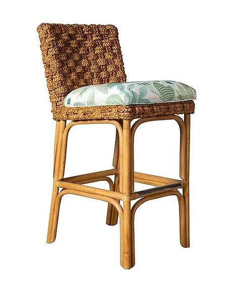 Capris Furniture 310 30inch Barstool in Braided Hyacinth B30-310 CUSTOM ITEM