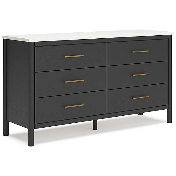 Cadmori Dresser in Black/White B2616-231