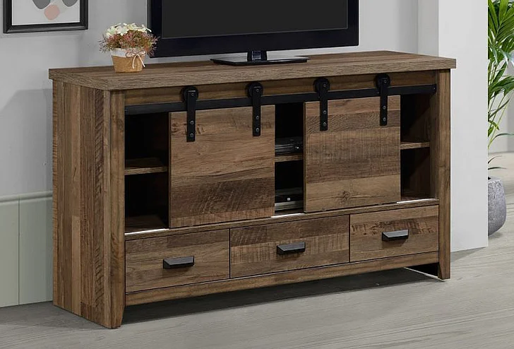 Crown Mark Furniture Calhoun Media Chest in Brown B3000-7