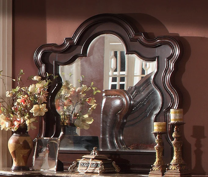 McFerran Home Furnishing B3000 Mirror in Cherry B3000-M